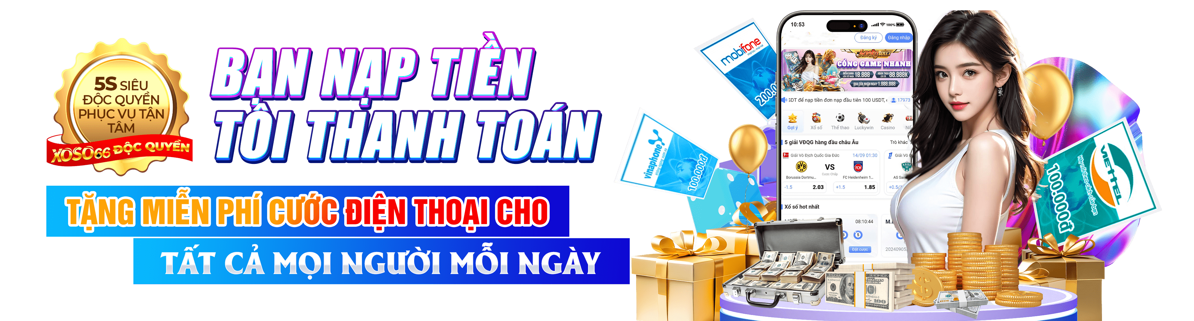 Hình ảnh quảng cáo của bet66 hiển thị nền tảng và các lợi ích